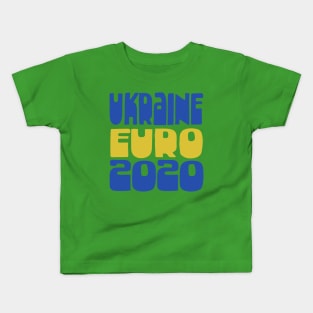 Ukraine / Euro 2020 Football Fan Design Kids T-Shirt